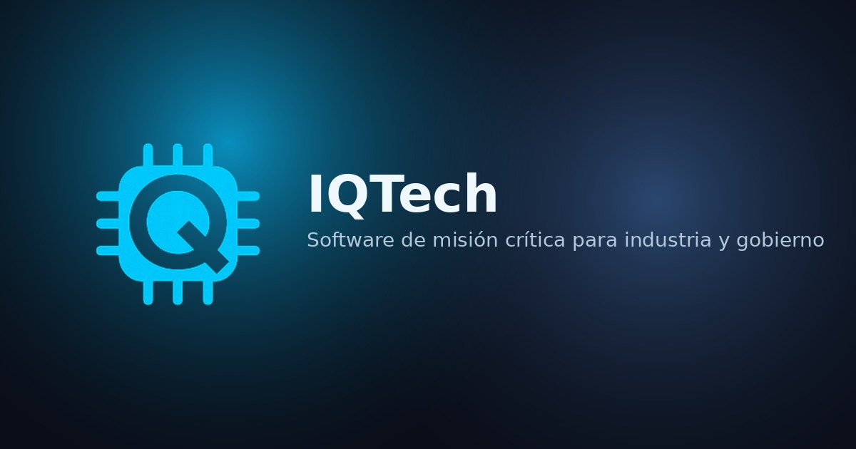 IQTech — Soluciones de software para industria y gestión pública