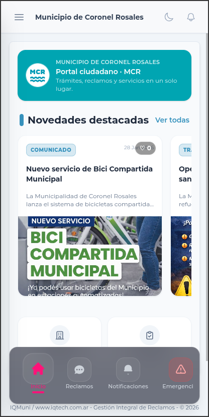 Portal ciudadano — Home